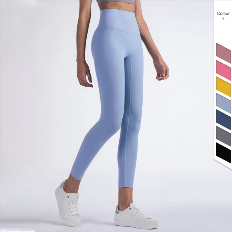 2023 Hot Sale Fitness Female Full Length Leggings 19 Colors Running Pants Comfortable and Formfitting Yoga Pants