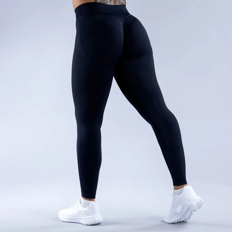 Seamless Sporty Leggings High Impact Yoga Leggings Fitness Pants Butt Lifting Tights Tummy Control Squat Proof Workout Tights