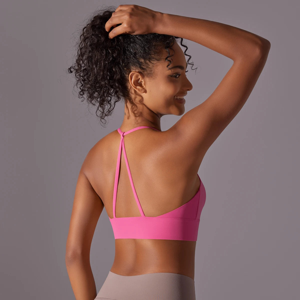 High Strength Shockproof Sports Bra with Chest Pad