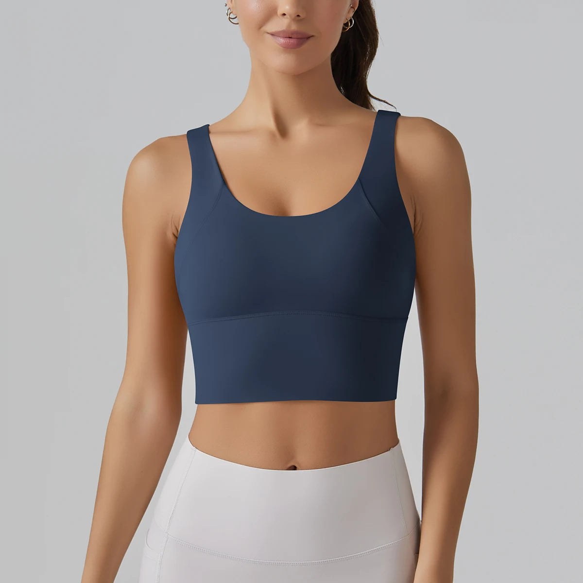 "Women's Summer Yoga Bra with Stylish Back Design - Provides Shockproof Support for Sports and Yoga Training"